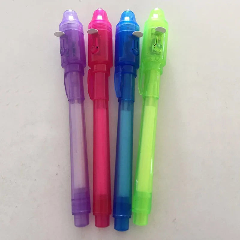 4pcs/lot Luminous Light Pen Magic Purple 2 In