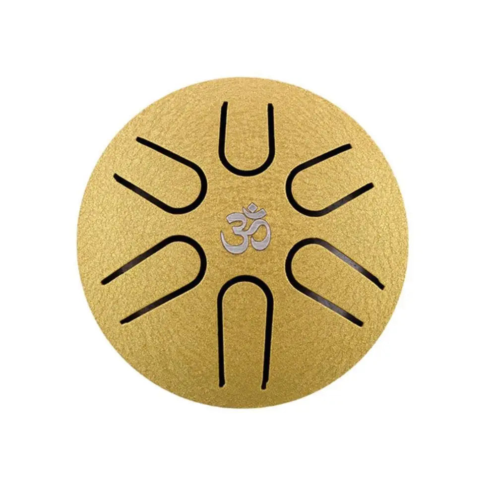 HLURU 3 Inches Steel Tongue Drum 6 Notes