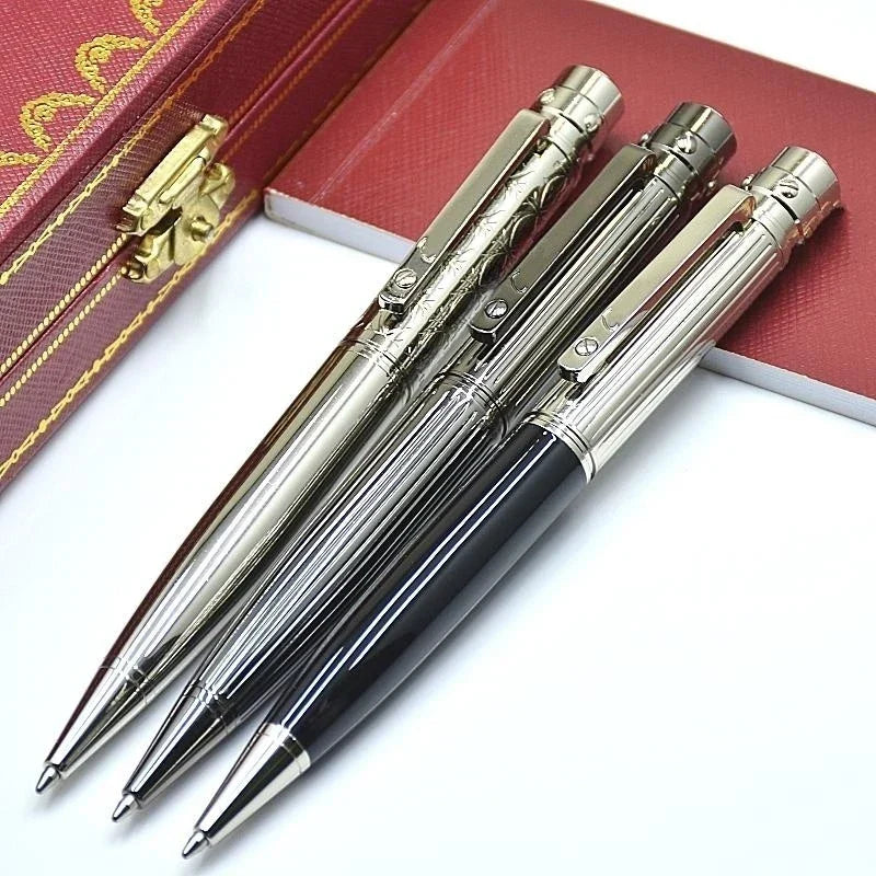 Classic Black Gold Silver Clip Luxury CT Ballpoint