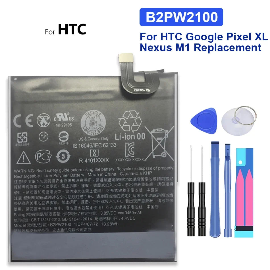 B2PW4100B2PW2100 Mobile Phone Battery for HTC Google Pixel
