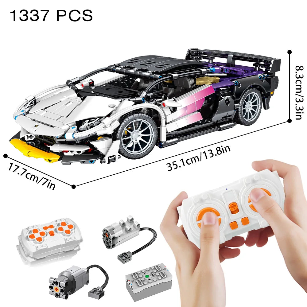 Riceblock Technical 1:14 Racing Sport Car Model Building