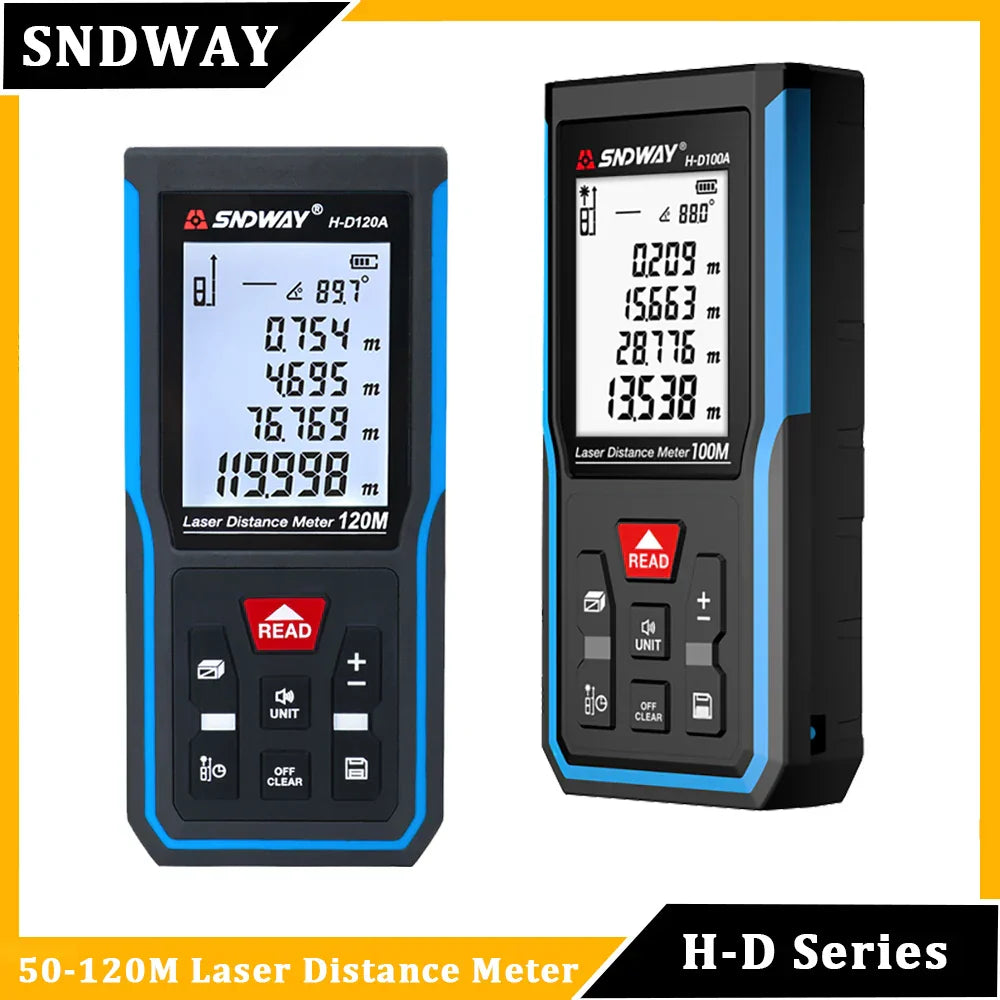 SNDWAY Laser Distance Meter Digital Rangefinder Mini Laser