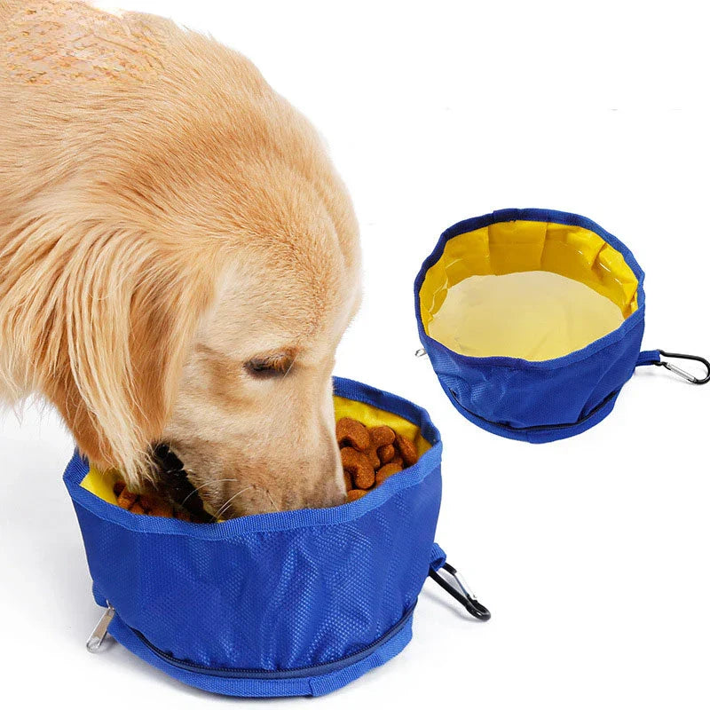 Portable Pet Dog Water Food Feeder Bowl Collapsible