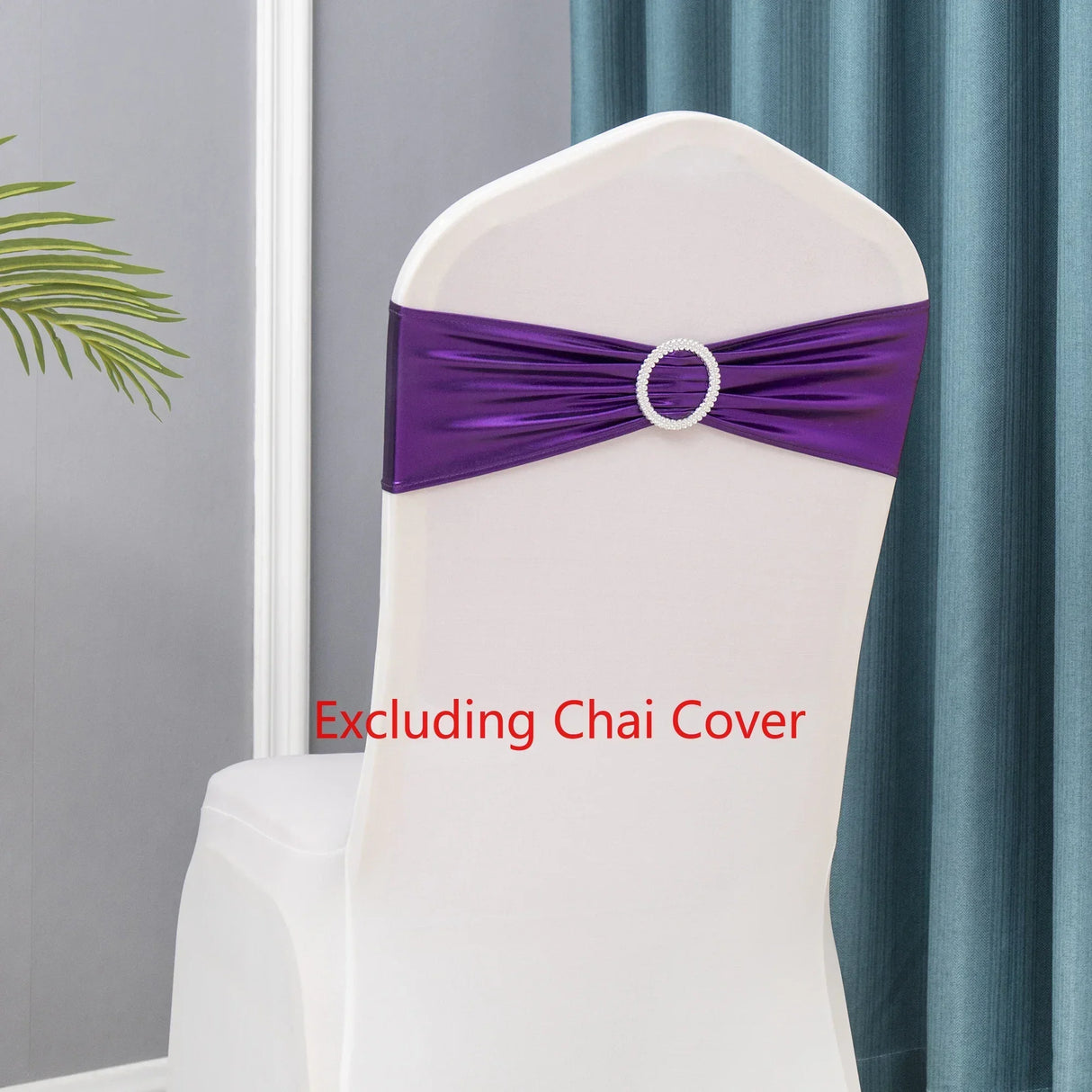 50pcs/Lot Metallic Gold silver Chair Sashes Wedding Chair