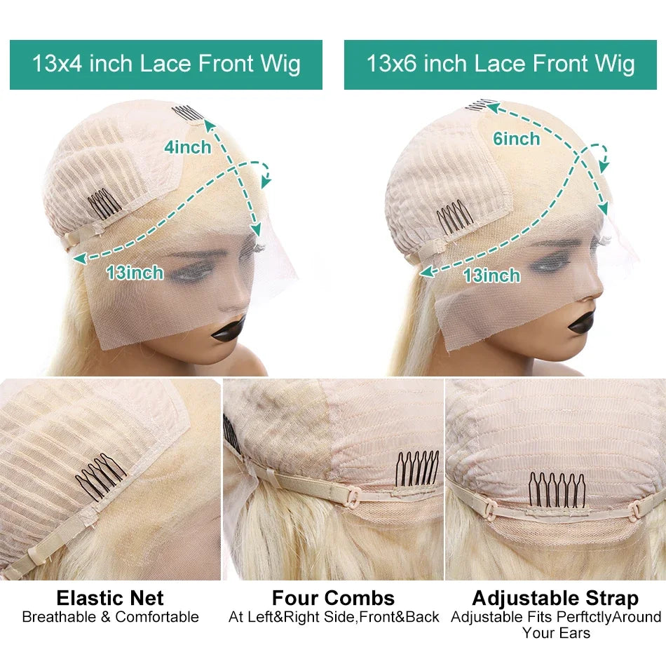34 30 Inch 613 Hd Lace Frontal Wig