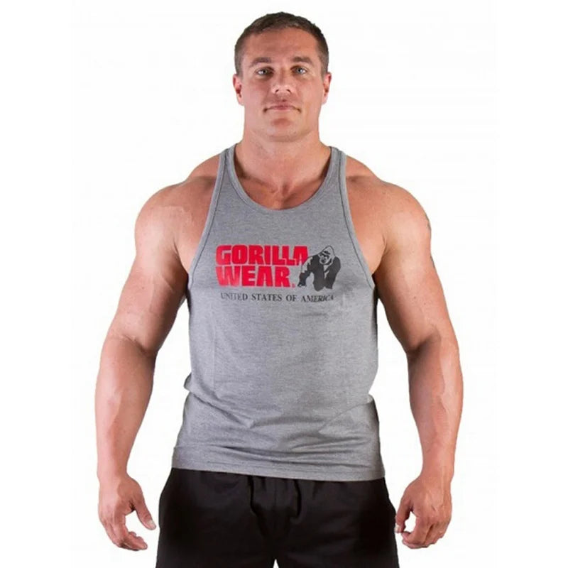 Mens Professional Bodybuilding Singlet Sports Muscle Tank Tops