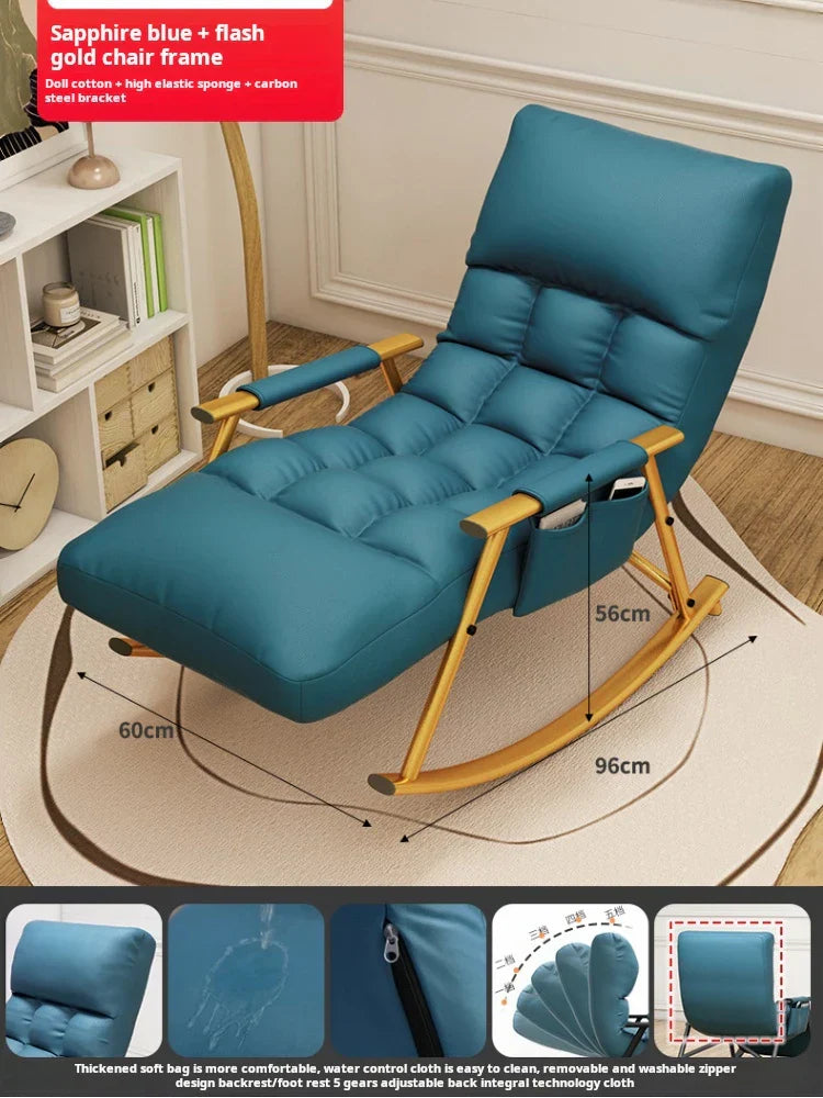 Nordic adult rocking chair living room Relaxing lounge