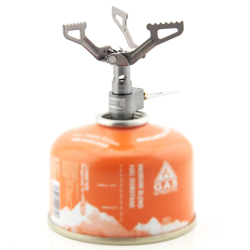 Outdoor Portable Solo Titanium Camping Gas Stove 25g