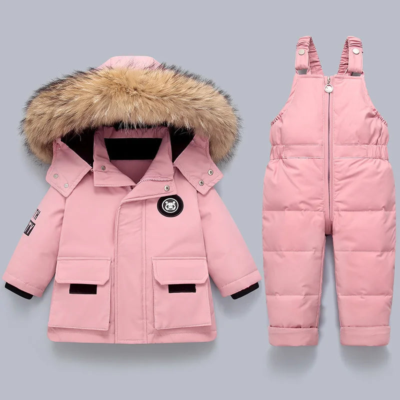 Children Clothing Set Baby Winter Warm Down Jackets