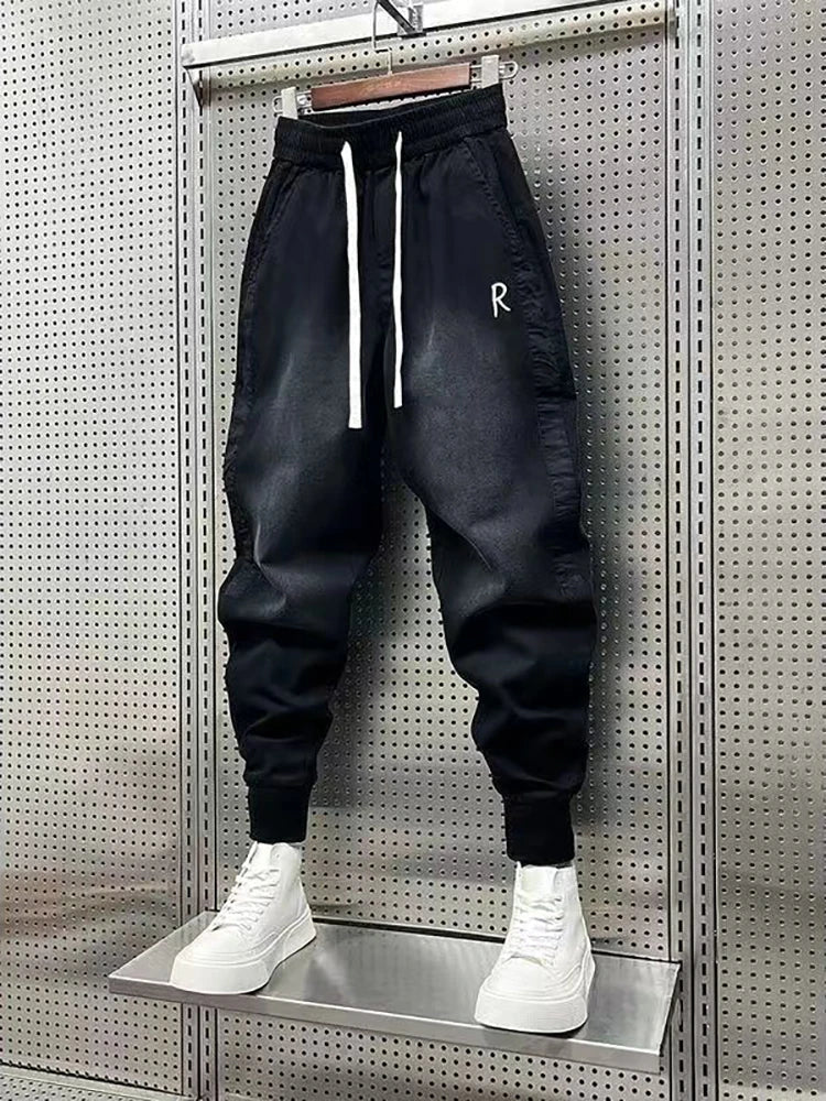 Men's Harem Jeans Japanese Harajuku Luxury Brand Baggy