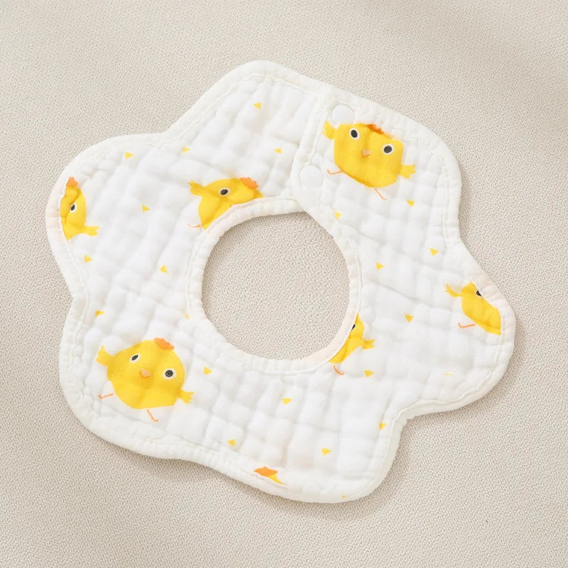 5pcs/batch thickened muslin 30X30cm cotton soft baby towel