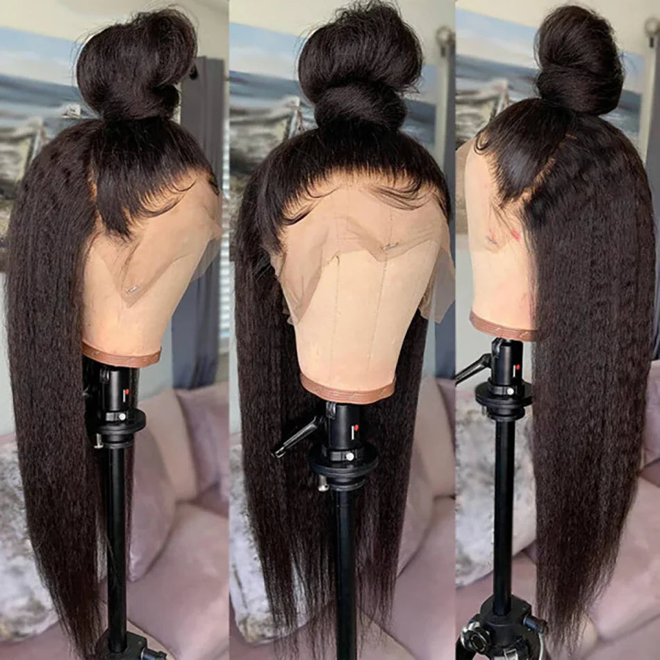 HD Transparent 13x4 13x6 Lace Frontal Wig Kinky