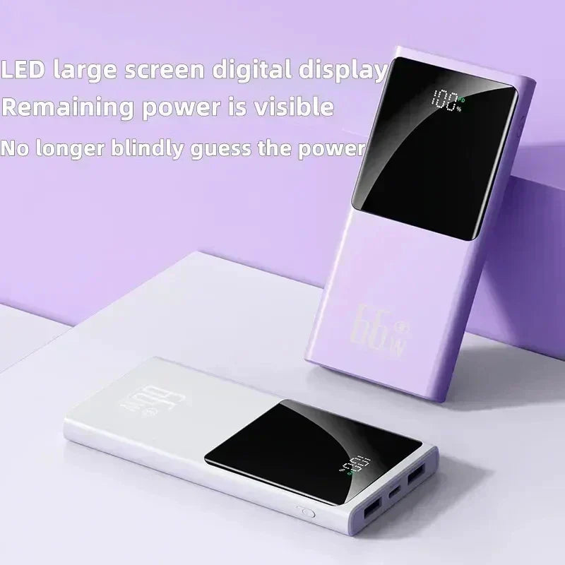 66W Power Bank Twoway Fast Charging 50000mAh Large