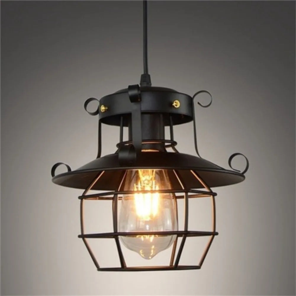 Industrial Restaurant Chandelier Retro Nostalgic Creative Bar Aisle