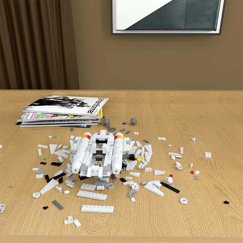 MOC Classic Movie Space BUCK ROGERS Starfighter Ship