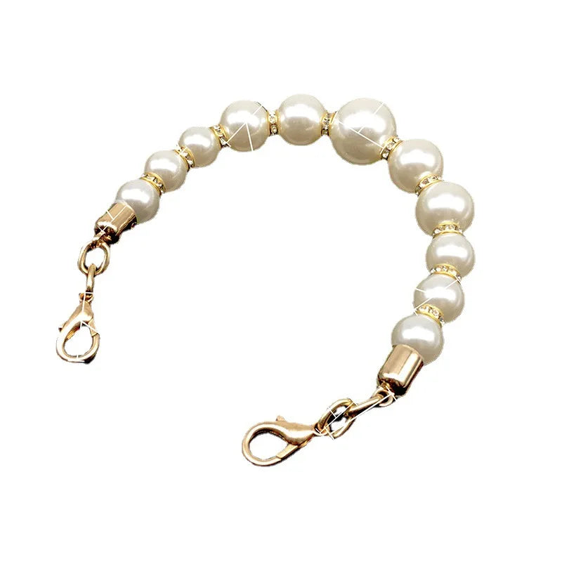 Pearl Strap for Bags Handbag Handles DIY Purse