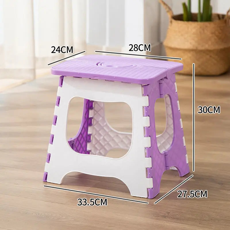 Thickened Plastic Folding Furniture Stool Portable Mini Outdoor