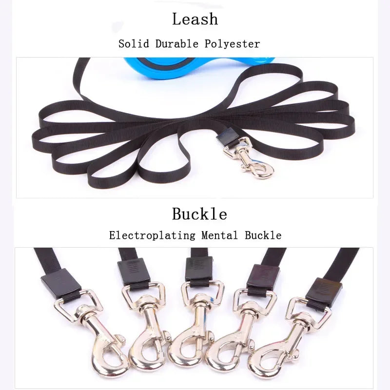 Nylon Retractable Dog Leash Rope For Small Medium
