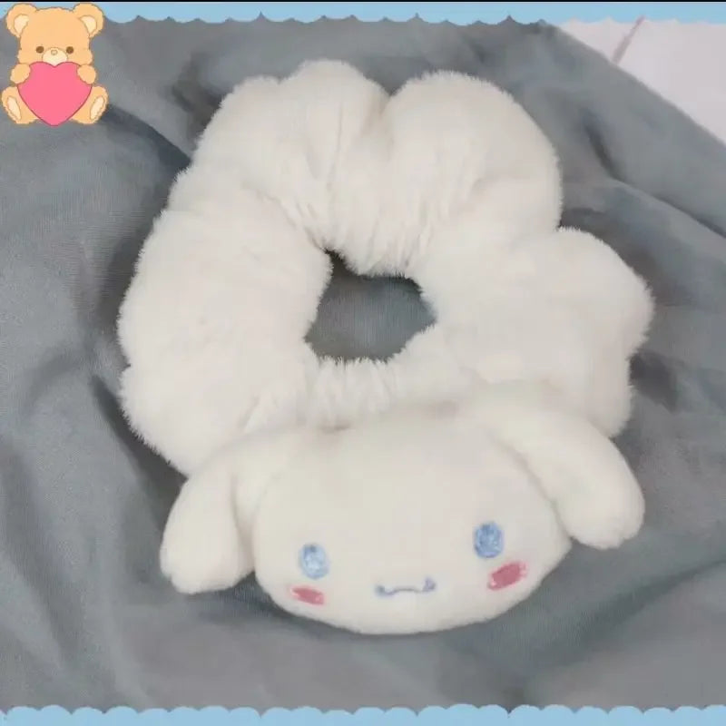 Kawaii Lolita Hairpin Cinnamoroll Sanrio Plush Cartoon Cute