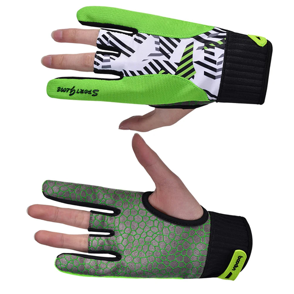 Bowling Semi Finger 1 Pair Silicone Anti Elastic