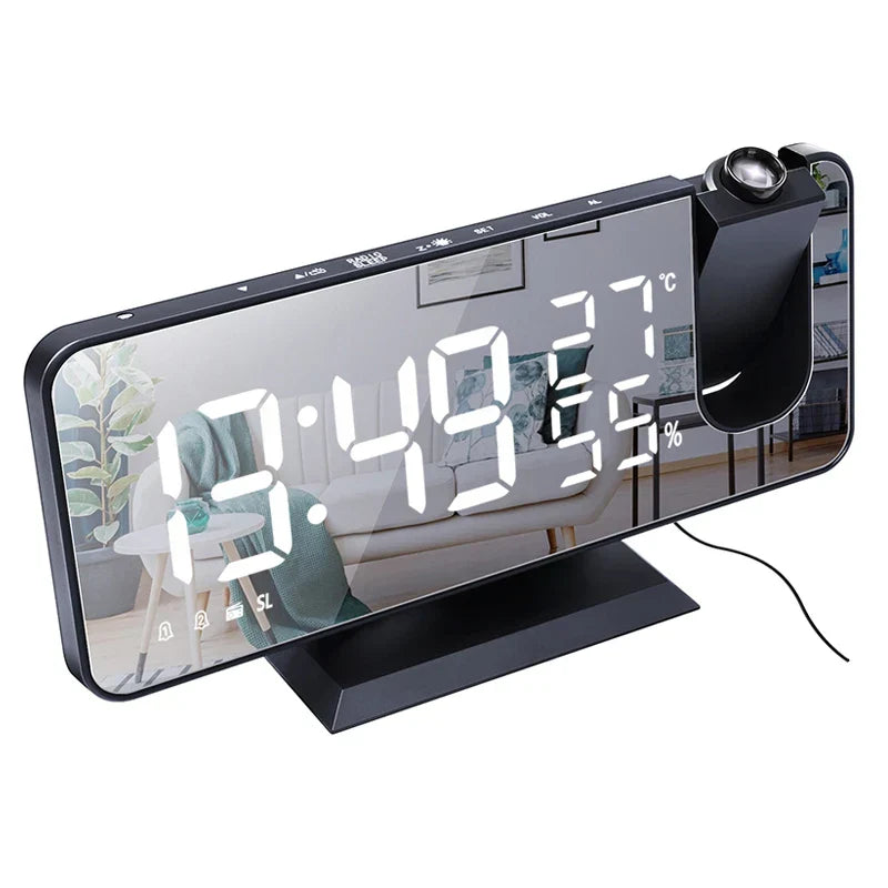 LED Digital Alarm Clock Table Watch Electronic Desktop