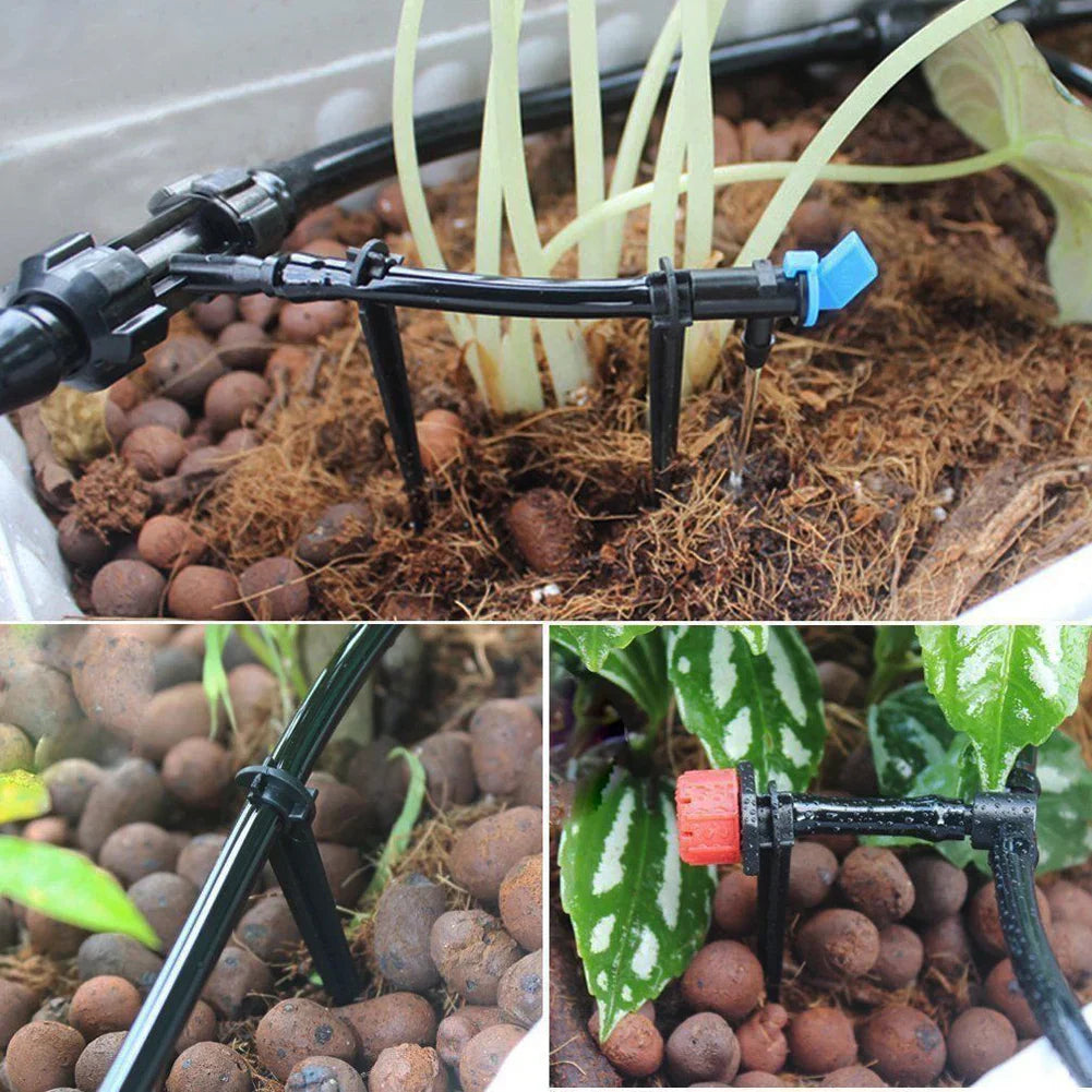 5/15/25m Garden Water Irrigation Kit Adjustable Automatic Garden