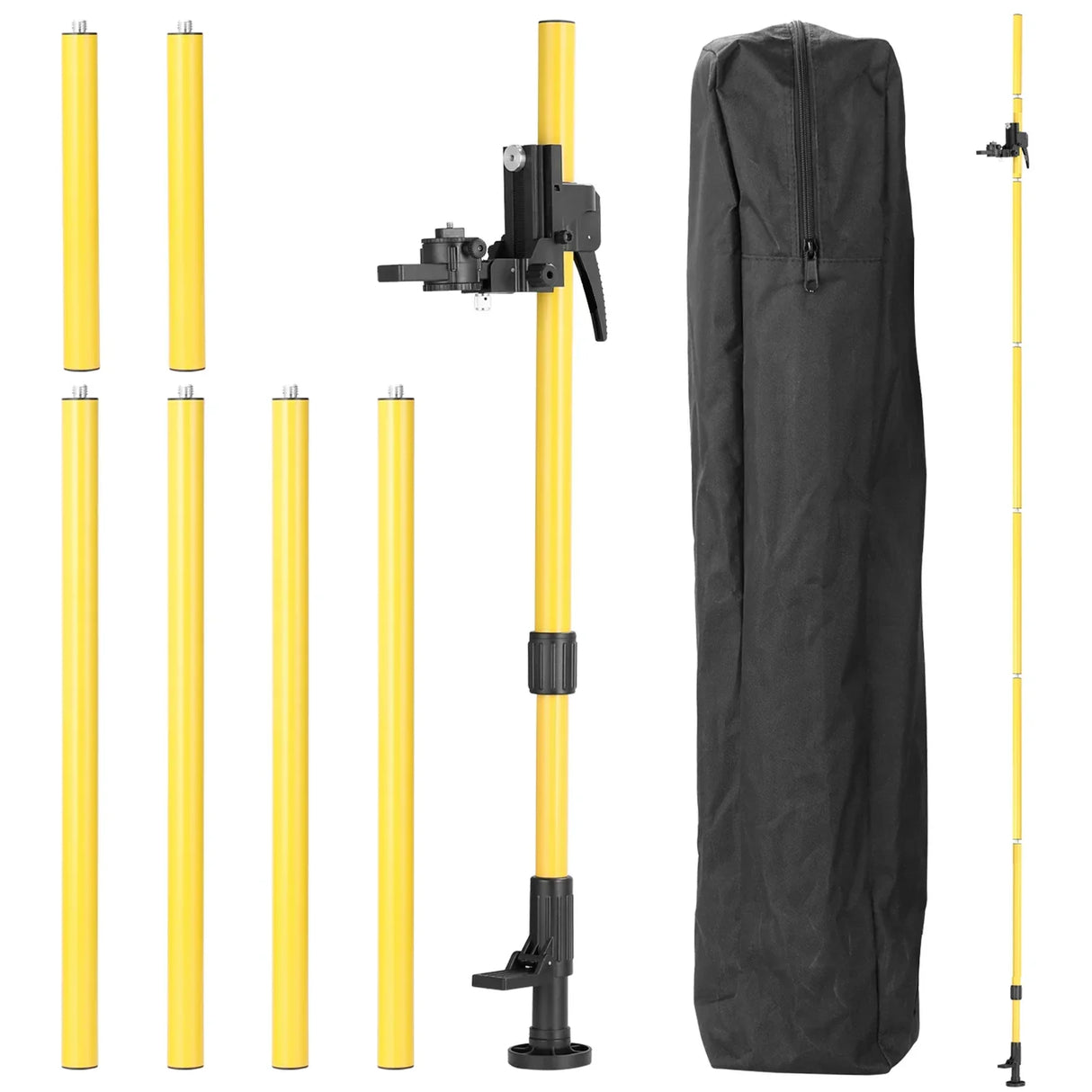 Telescopic Pole for Line Leveler Aluminum Alloy Adjustable