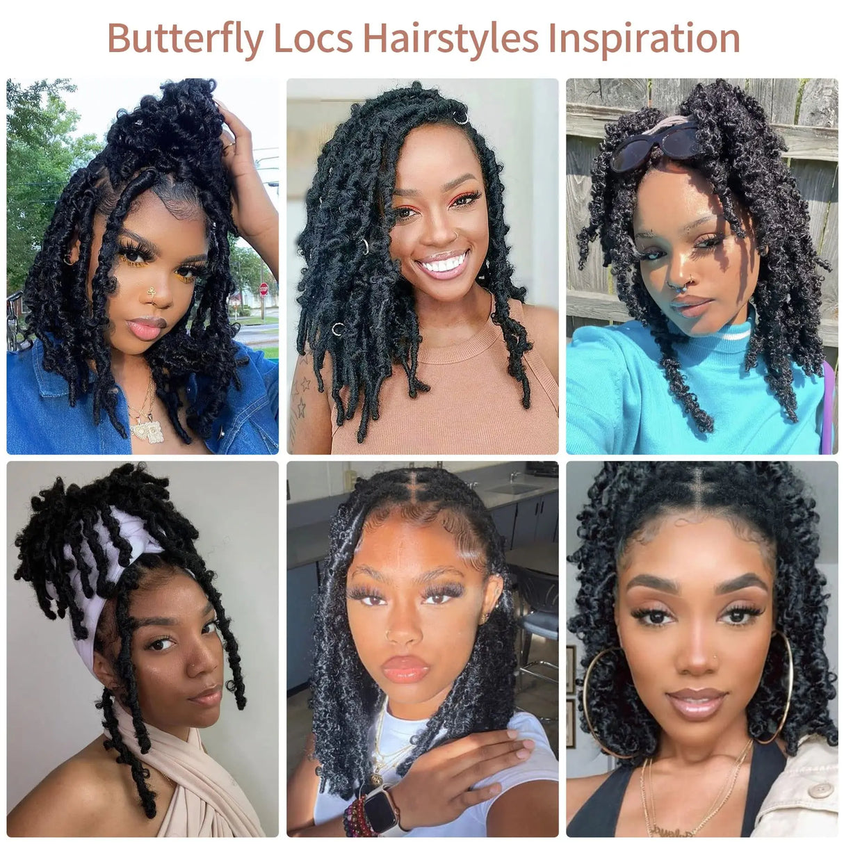 Kalyss 20" Triangle Knotless Butterfly Locs Braided Wigs