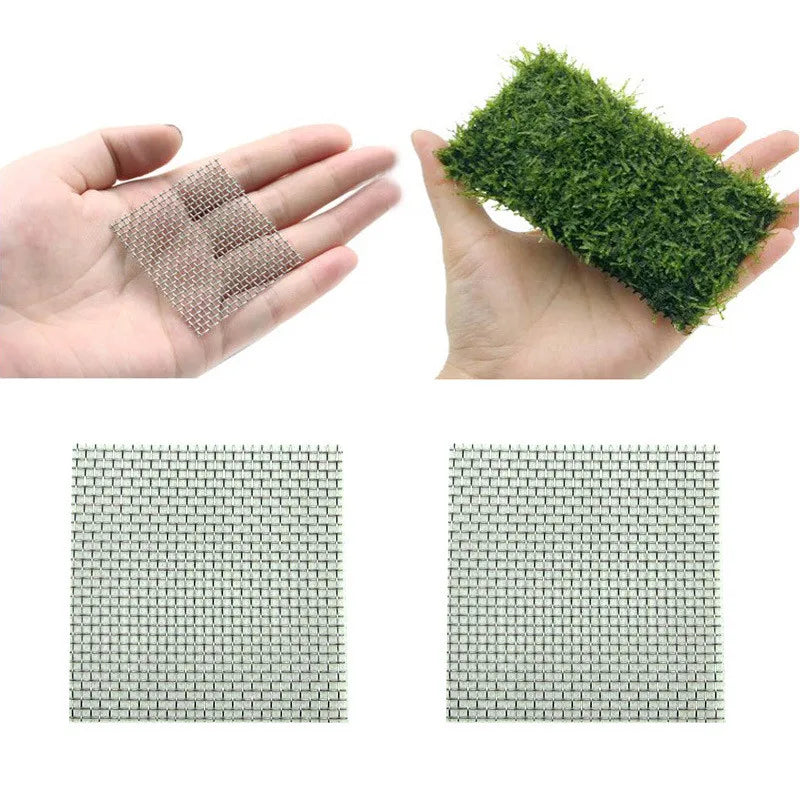 5Pcs Stainless Steel Mesh Pad for Aquarium Moss Wall