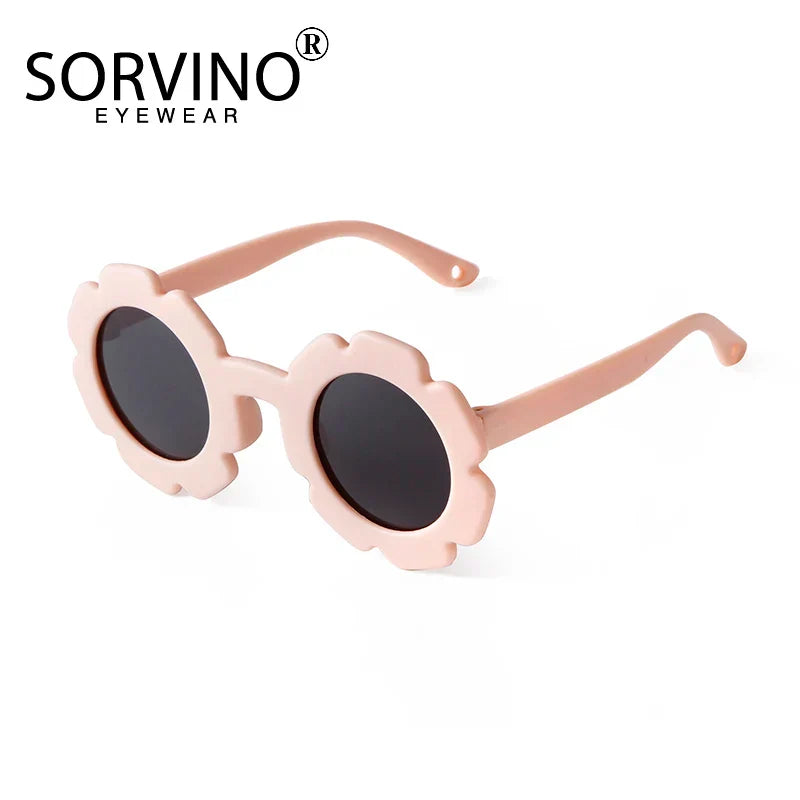 SORVINO Vintage Kids Sunglasses Child Sun Glasses Round