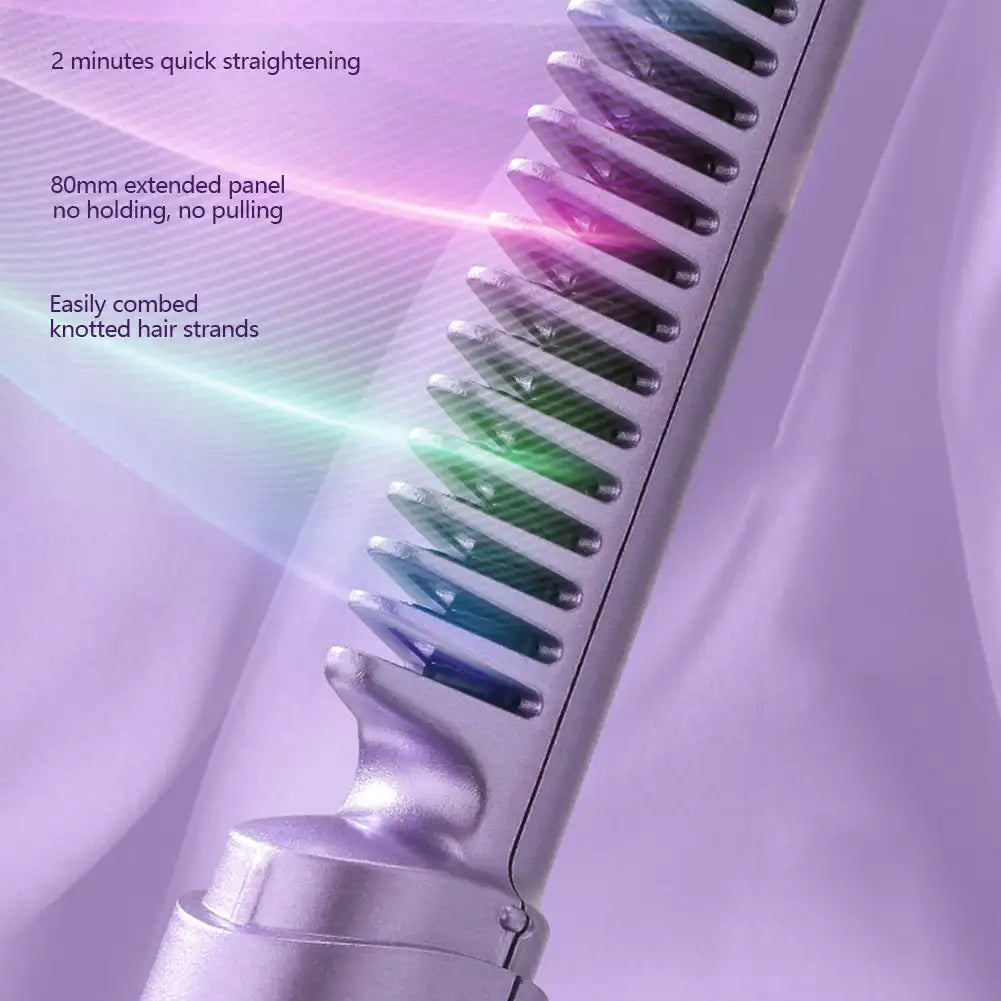 Portable Mini Electric Hair Brush Dual Use Hair