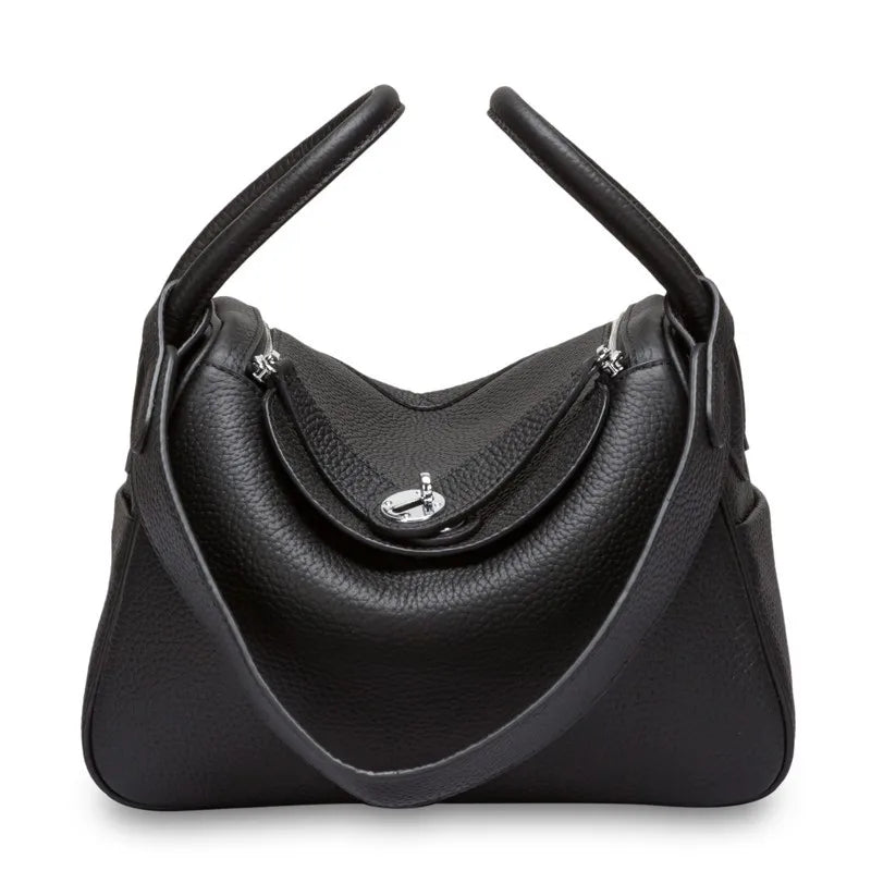 100 Cow Leather Lady Lindi Bag Brand Shoulder