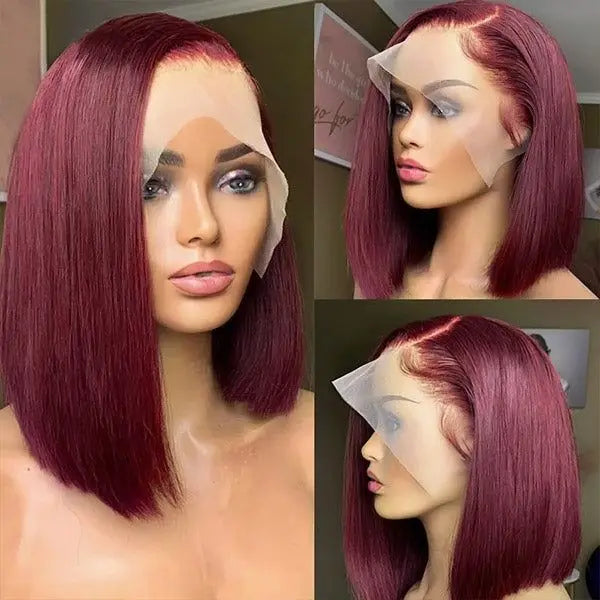 ISHINE 13x5x1 Highlight Straight Bob Wig Lace Front