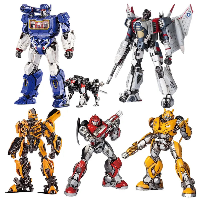 Transformer Toy Bumblebee Action Figure Mecha Assembled Glue-Free