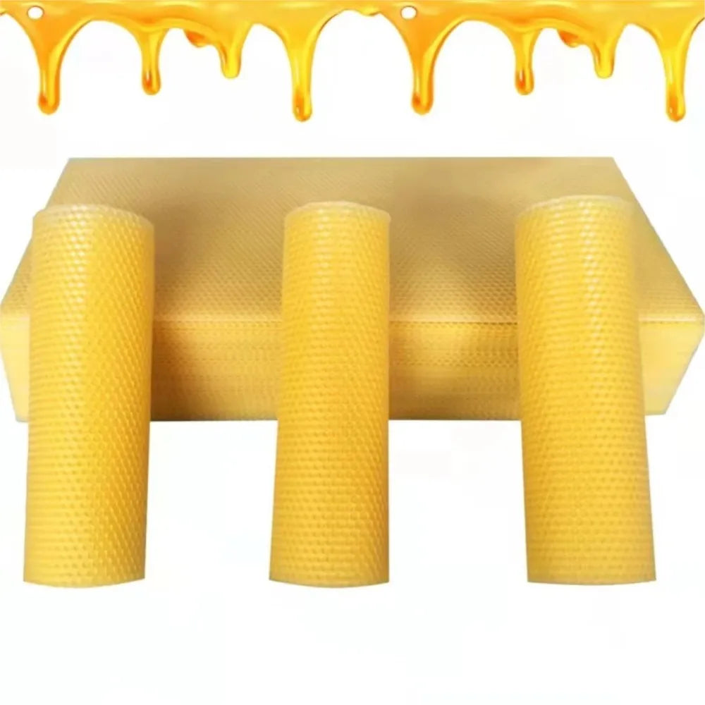 30pcs Honeycomb Wax Frames Beehive Base Sheets Beekeeping