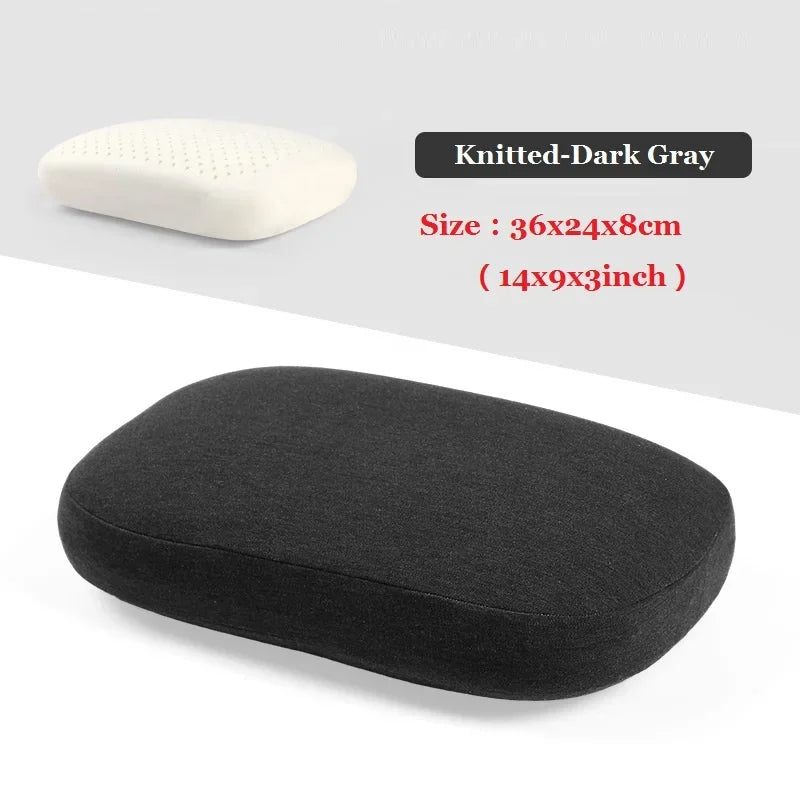 JFLEGAL Latex Pillow Natural Rubber Odorless Neck Pillow