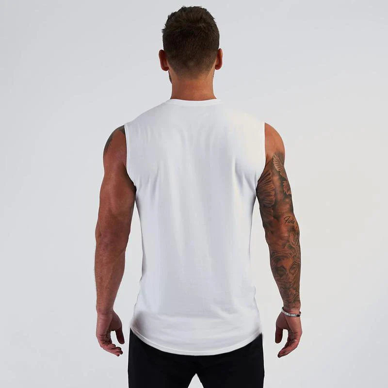New Workout Running Training Mens Tank Top Gym