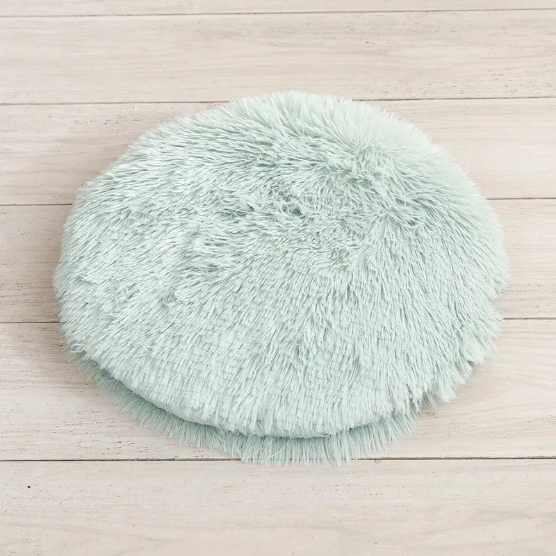 Round Cat Bed Mat Pet Sleeping Bed For