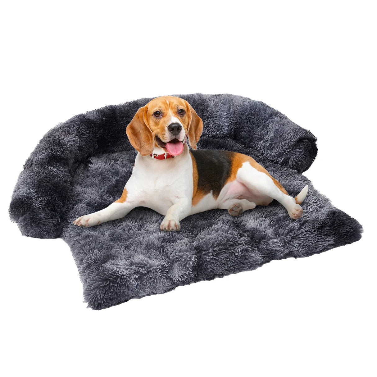 Calming Dog Bed Fluffy Plush Dog Mat for