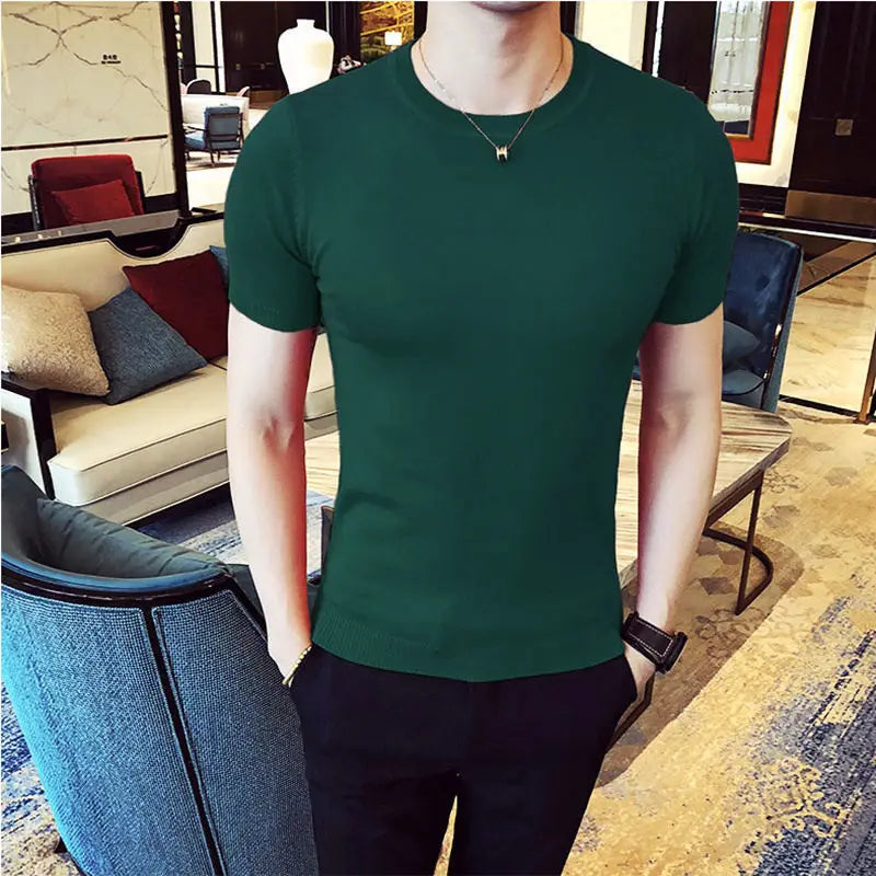 Shirt for Men Long-Sleeved Thickened Thermal Underwear Top