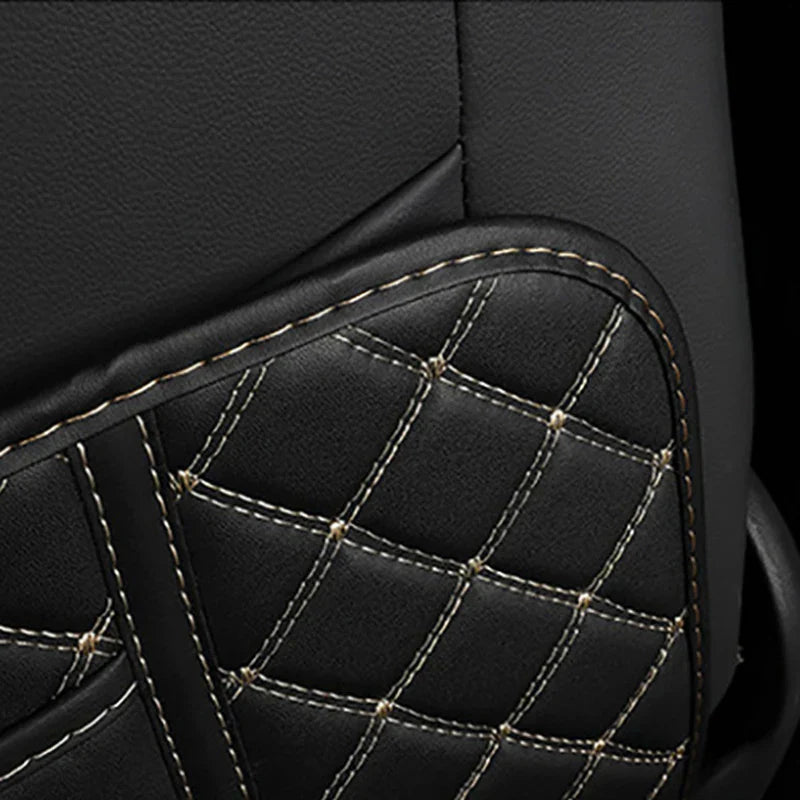 PU Leather Car Storage Bag Anti-dirty Seat Back