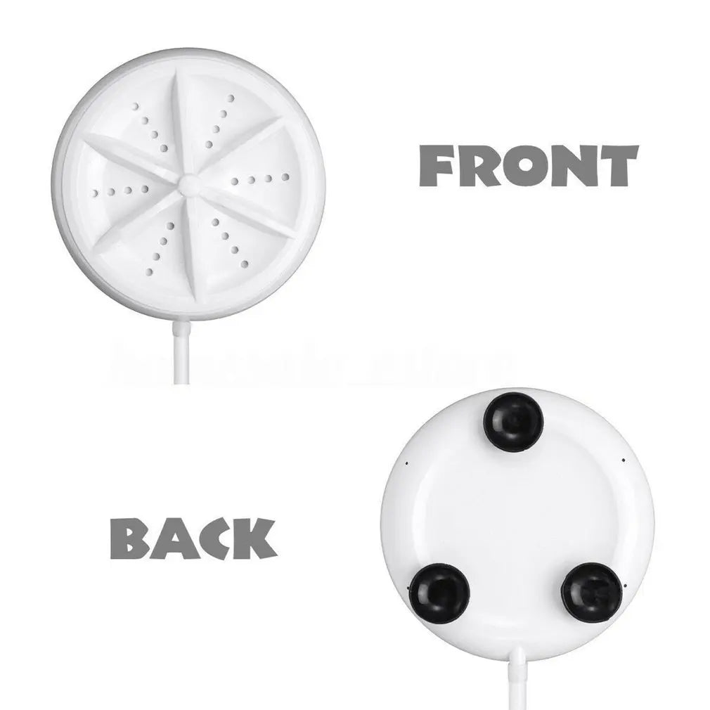 Travel Usb Mini Ultrasonic Washing Machine Portable Turbo