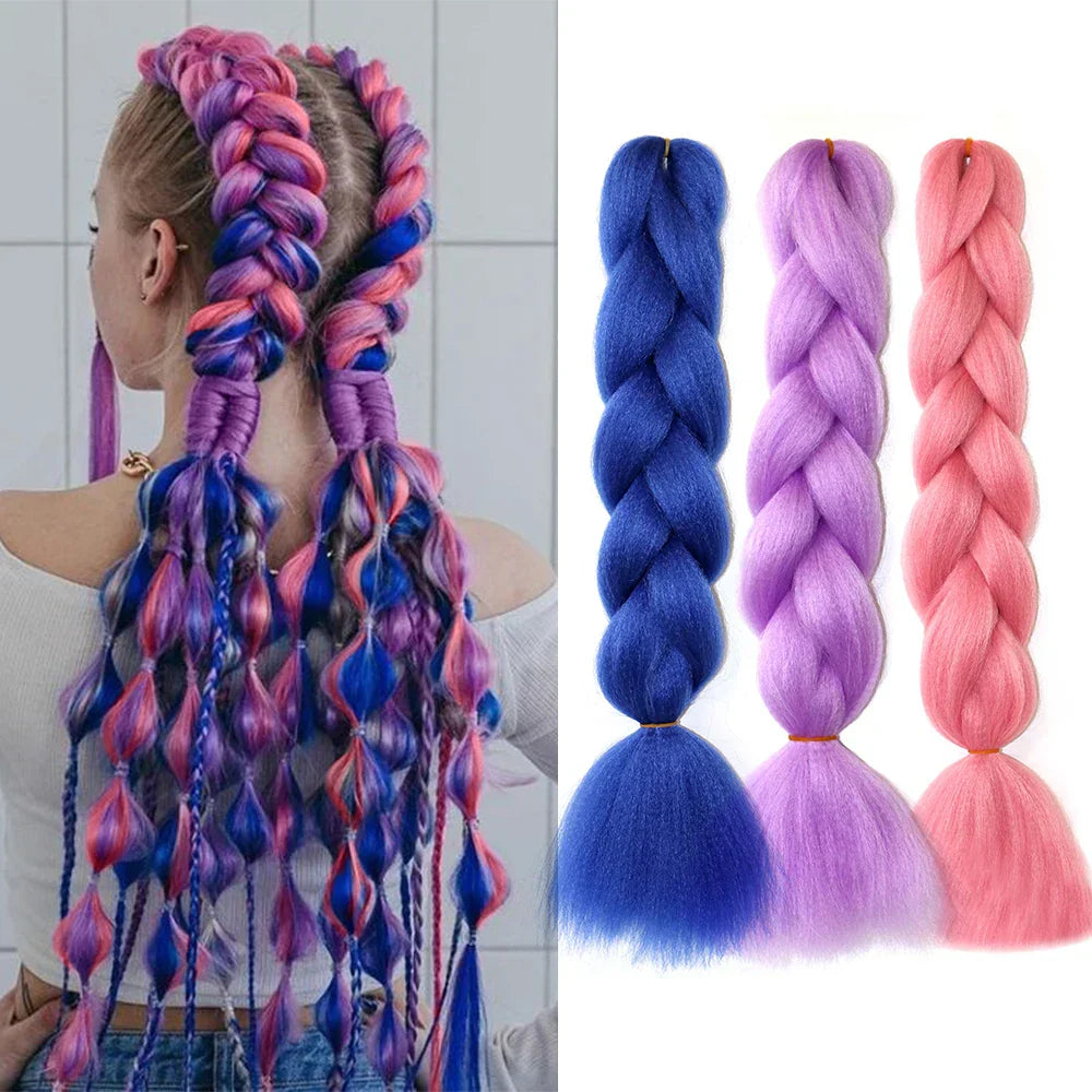 Jumbo Braids Hair Extension 24 inches 3 Pcs/Lot