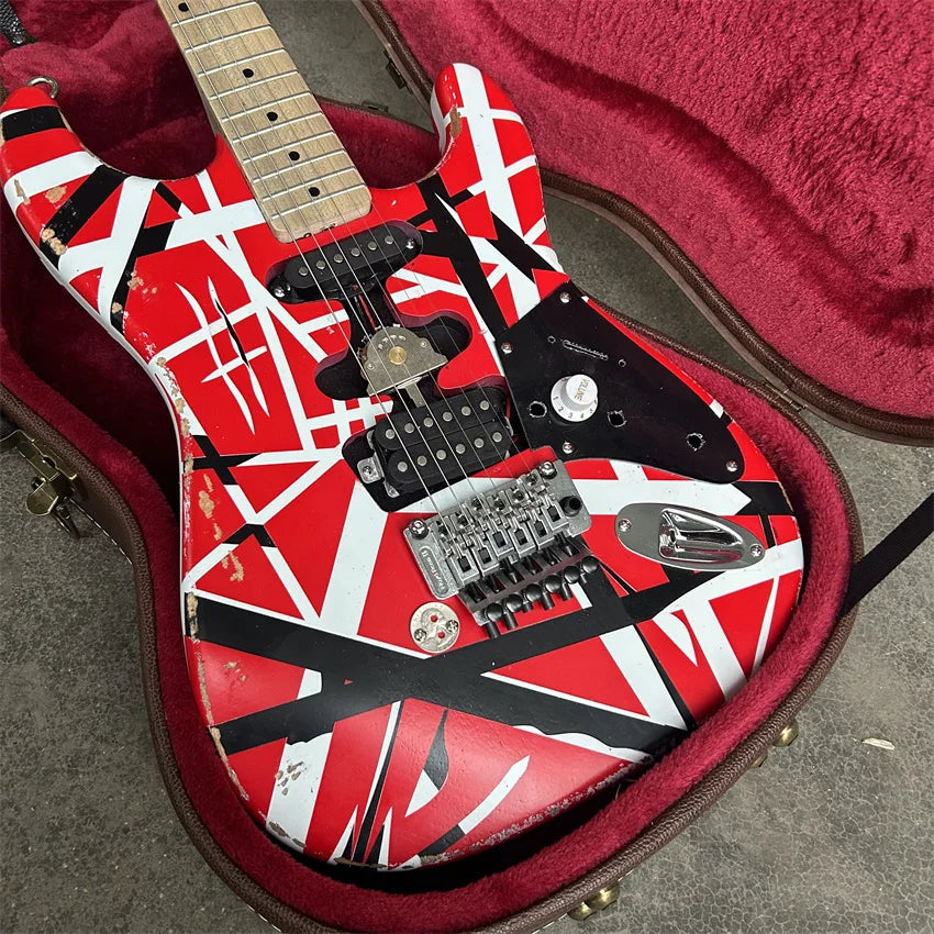 Eddie Van Halen "Fran ken" heavy-duty Relic electric
