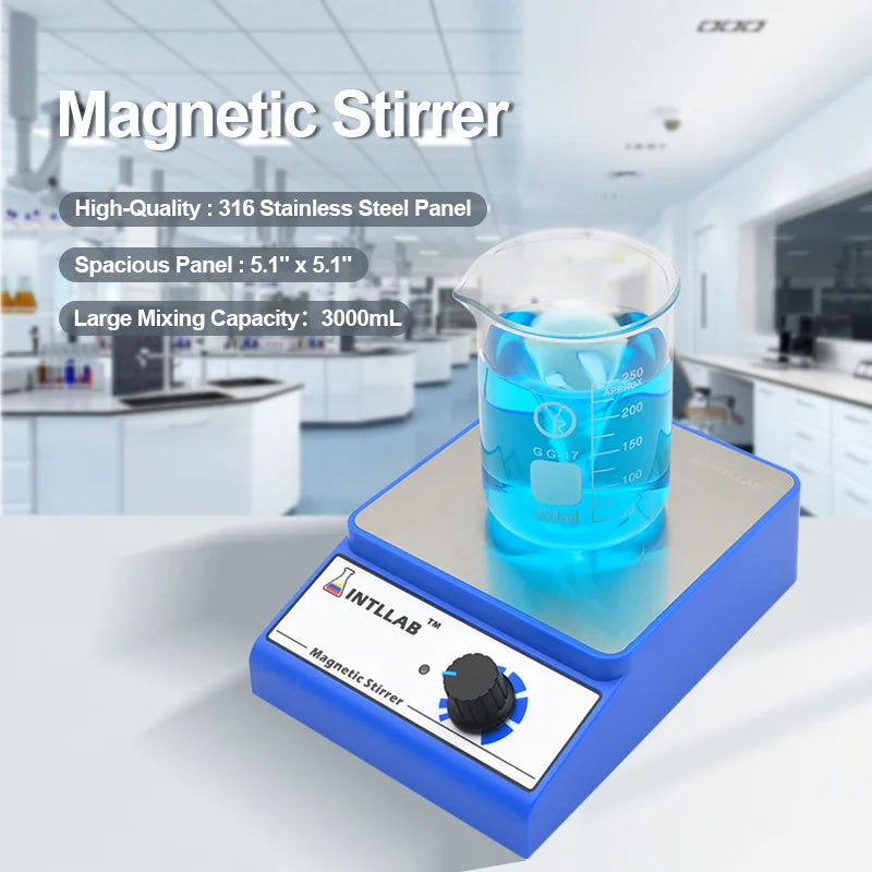 Efficient Magnetic Stirrer with 3000ml Capacity and 316
