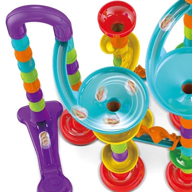 Marble Run Building Blocks Marbles Slide Toys Children