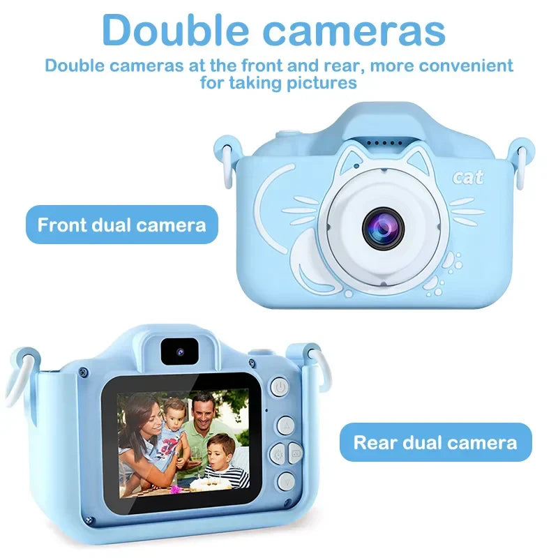 Children's Camera 2 Inch Dual Camera 1080P HD