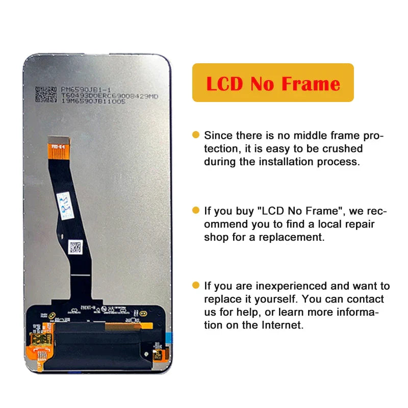 6.59" Original For Huawei Y9 Prime 2019 LCD