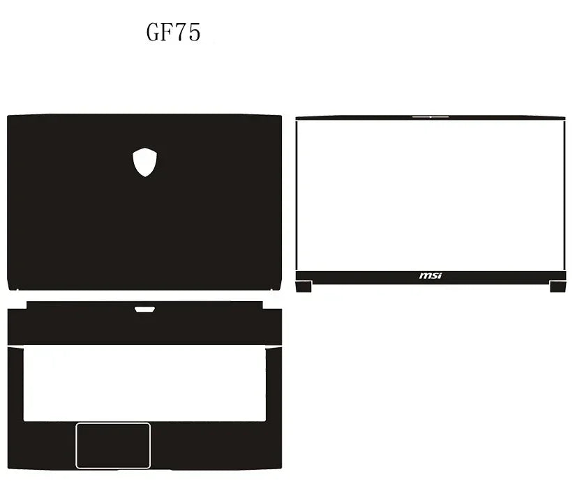 Leather Skin Laptop Stickers for MSI Creator 17M