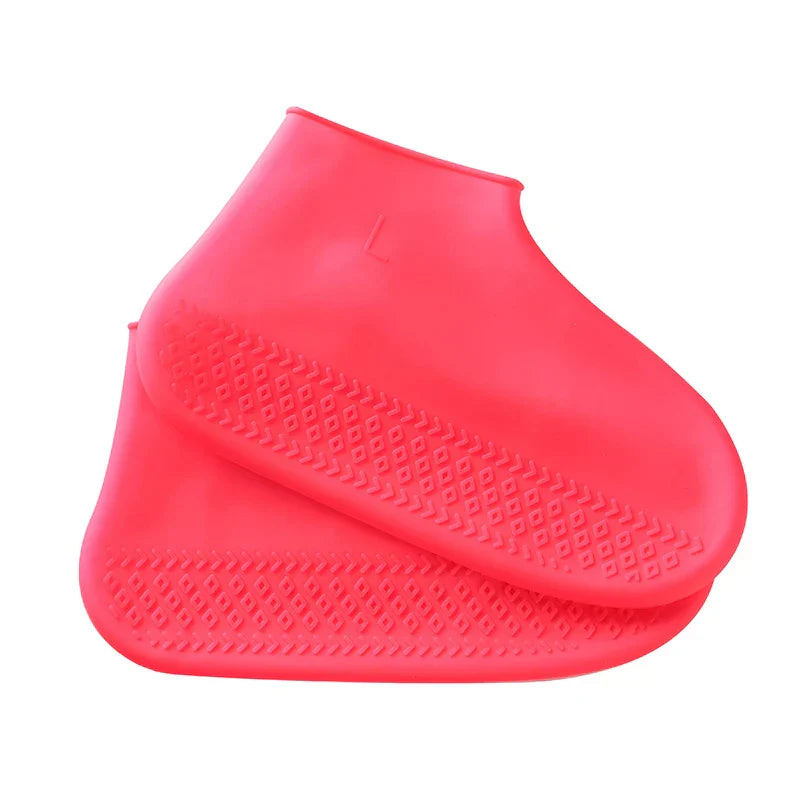 1Pair Waterproof Silicone Shoe Cover Nonslip Wearresistant Unisex
